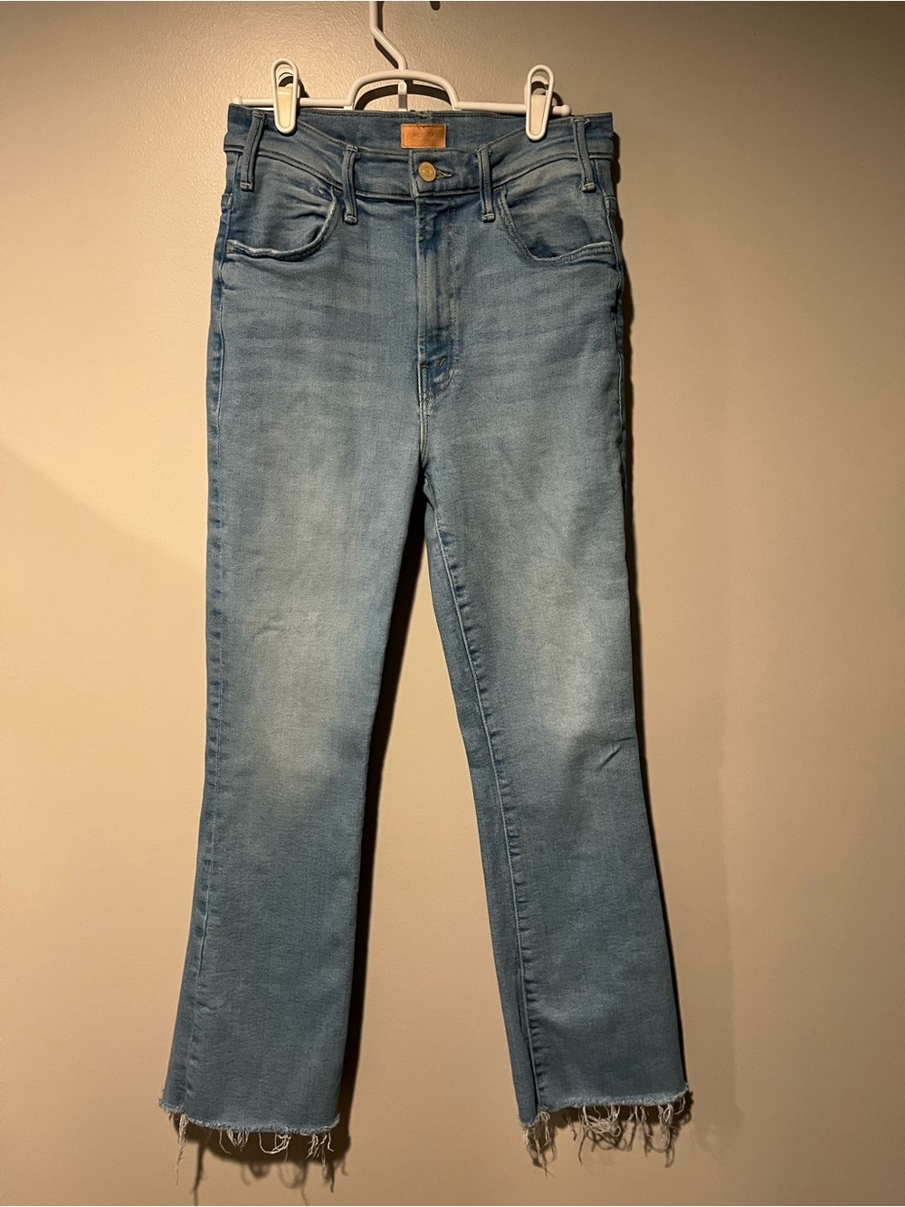 MOTHER The Hustler Ankle Fray Jeans Limited Edition Wash 27